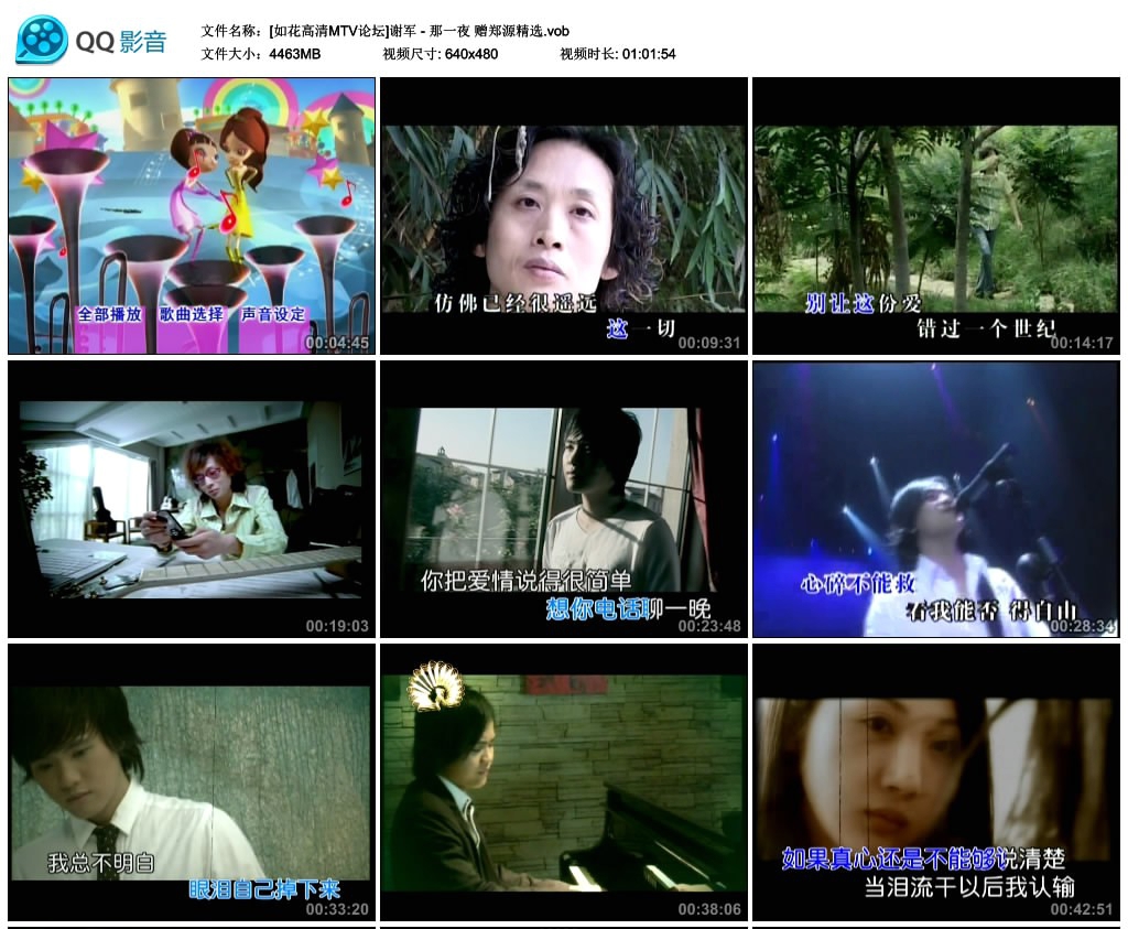 图片[3]-谢军 – 那一夜 赠郑源精选[DVD/ISO][4.35G]-蓝光演唱会资源网