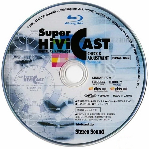 DTS蓝光高清试机碟 Super HiVi CAST 蓝光原盘 2009《ISO 21.3GB》-蓝光演唱会资源网