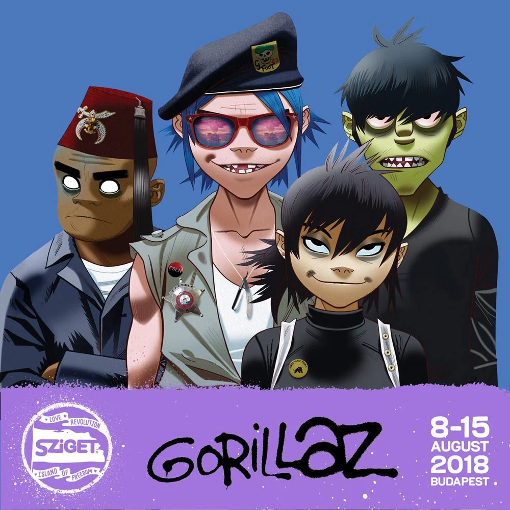 街头霸王 2018 布达佩斯岛节现场 Gorillaz Live at Sziget Festival Budapest 2018 1080P [HDTV TS 4.6G]-蓝光演唱会资源网