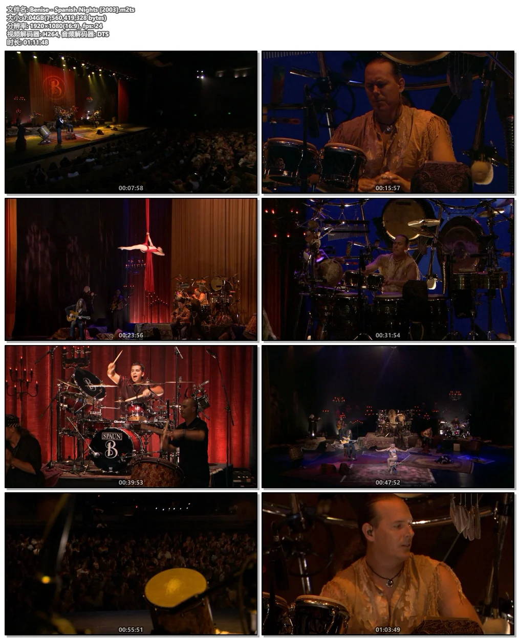 图片[5]-Benise – Spanish Nights 2003《BDrip M2TS 7.04G》-蓝光演唱会资源网