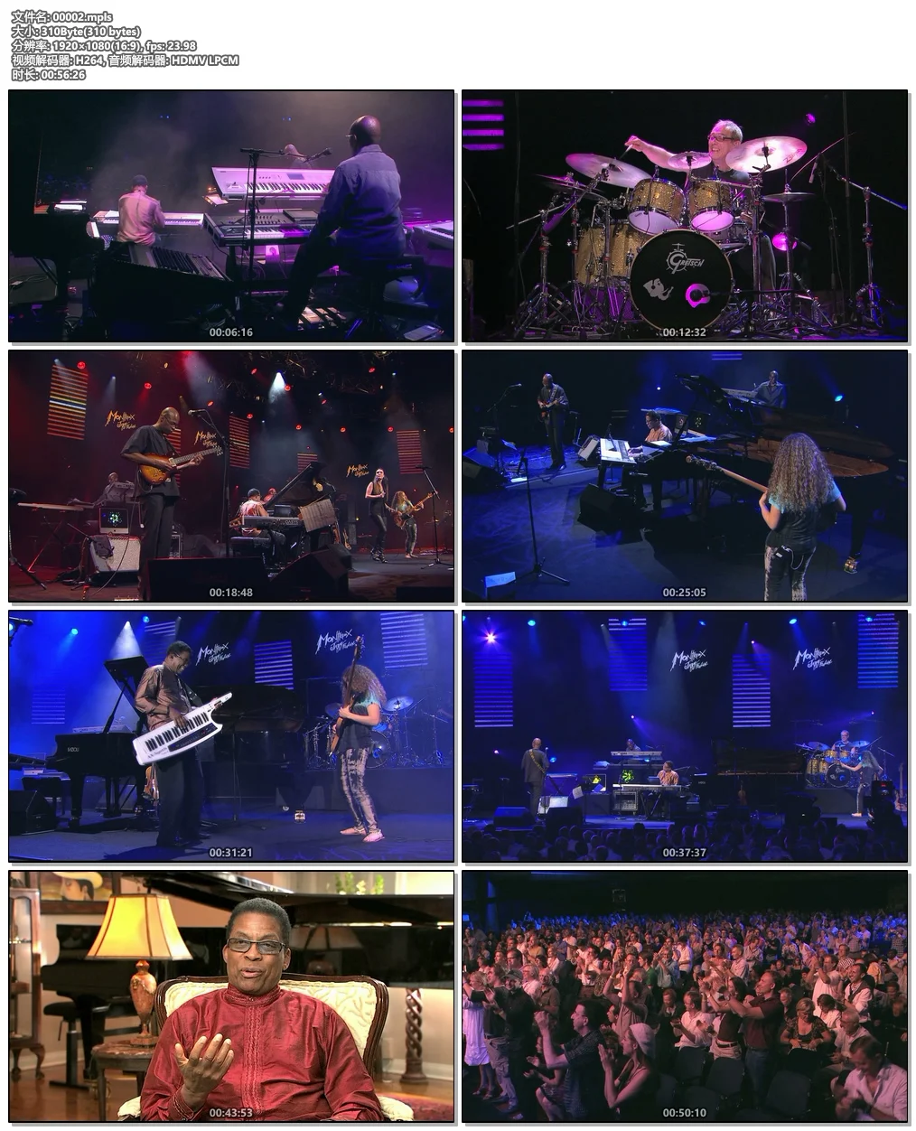 图片[6]-昆西.琼斯与赫比.汉考克-2010蒙特勒现场演唱会 Experience Montreux Jazz Festival – The Music, The Magic & The Majesty 2013《BDMV 21.9G》-蓝光演唱会资源网