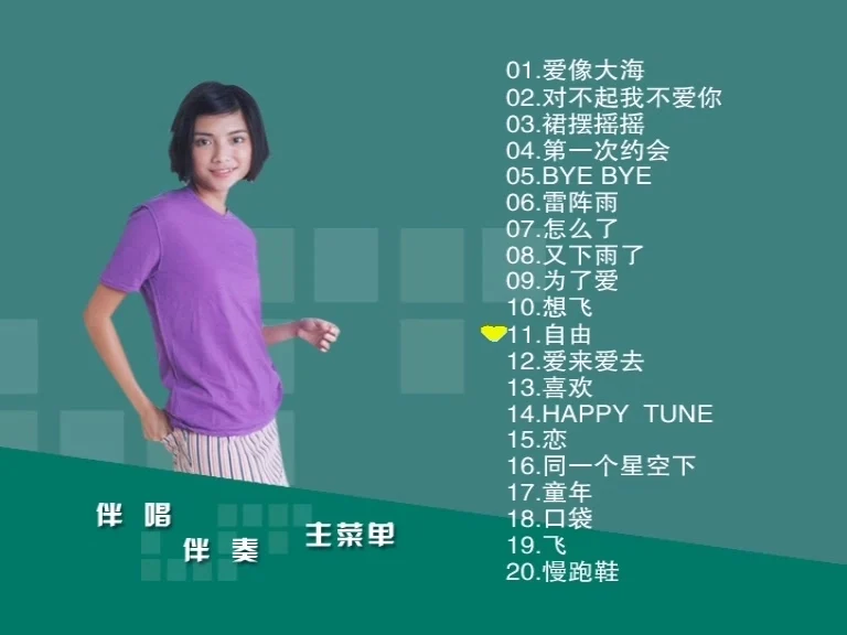 李心洁 – 滚石原装MTV卡拉OK系列20[KTV][DVD-ISO3.80G]-蓝光演唱会资源网