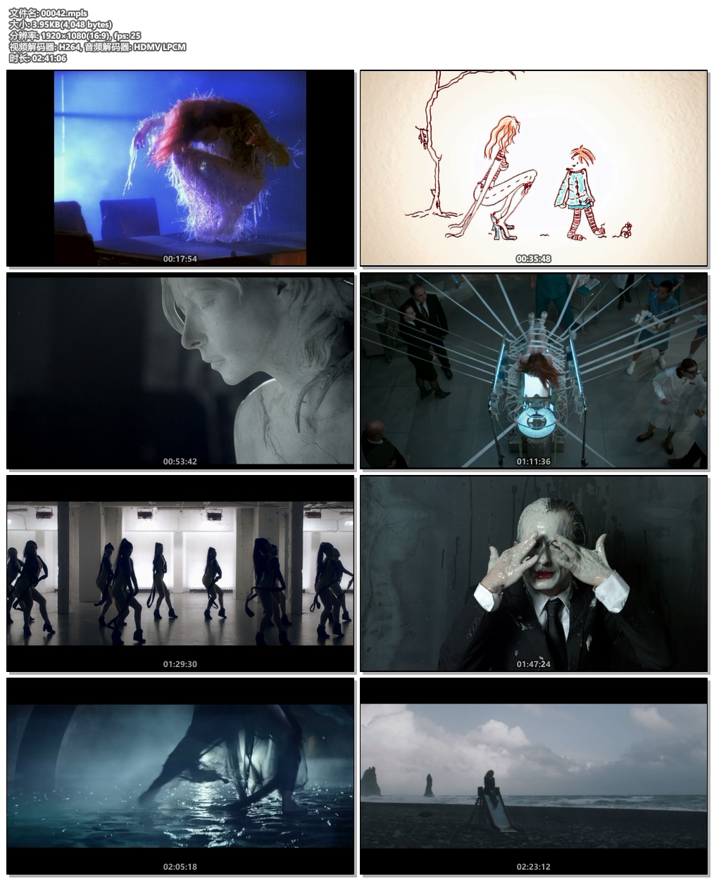 图片[6]-玛莲·法莫 Mylene Farmer – Les Clips L\’intégrale 1999-2020 [2021]《BDMV 38.4G》-蓝光演唱会资源网