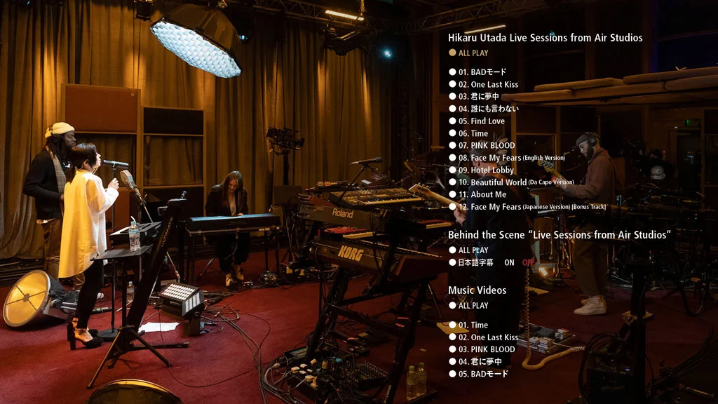 图片[2]-宇多田ヒカル 宇多田光 – BADモード Hikaru Utada – Live Sessions from Air Studios 2022《BDISO 22G》-蓝光演唱会资源网