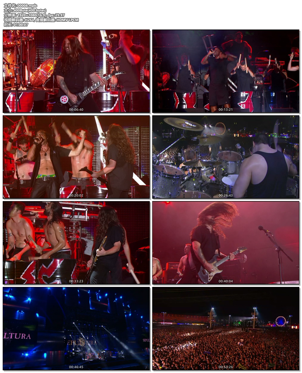 图片[6]-Sepultura & Les Tambours Du Bronx – Metal Veins – Alive At Rock In Rio 2014《BDMV 19.2G》-蓝光演唱会资源网