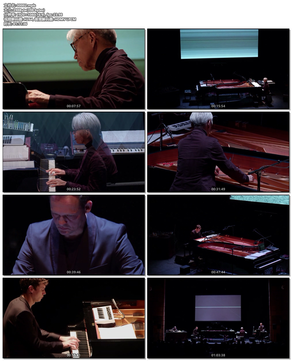 图片[6]-Glenn Gould Gathering 坂本龙一  Alva Noto Christian Fennesz 《BDMV 23G》-蓝光演唱会资源网