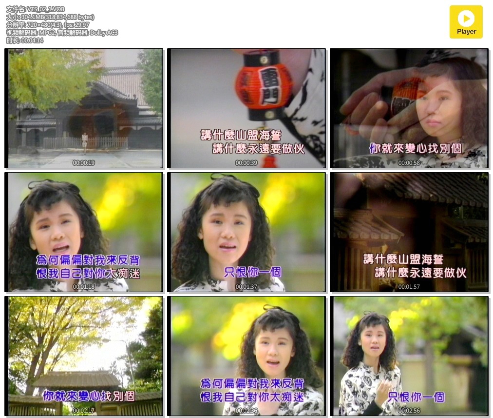 黄乙玲 – 金曲专辑[LD转][KTV][ISO][3.96G]-蓝光演唱会资源网