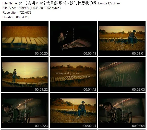 张敬轩 – 我的梦想我的路Bonus [DVD-ISO][1.52G]-蓝光演唱会资源网