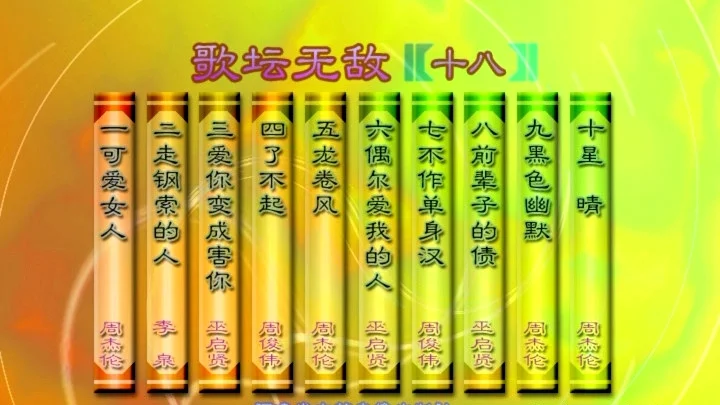 群星 – 歌坛无敌18[KTV][ISO2.97G]-蓝光演唱会资源网