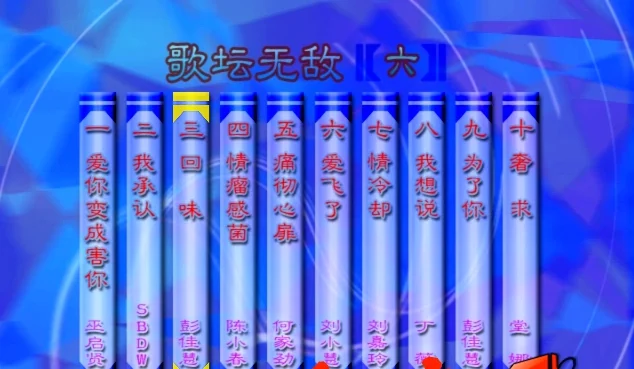 群星 – 歌坛无敌06[KTV][MDF][3.66G]-蓝光演唱会资源网
