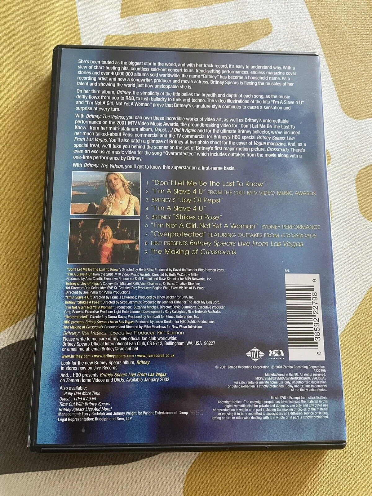图片[3]-小甜甜布兰妮 流行禁区 Britney Spears – In The Zone 2003 [DVD ISO 4.37G]-蓝光演唱会资源网