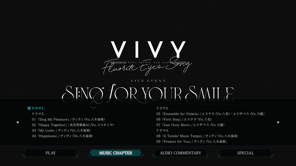 图片[2]-Vivy -Fluorite Eye\’s Song – Live Event ~Sing for Your Smile~ 2022《BDISO 44.1G》-蓝光演唱会资源网