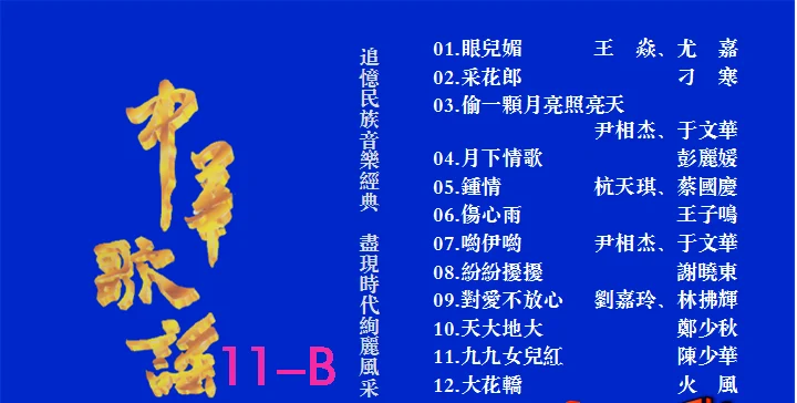 图片[2]-群星 – 中华歌谣11[KTV][2DVD-NRG6.51G+6.35G]-蓝光演唱会资源网