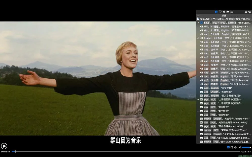 图片[3]-音乐之声1965 极限版本 [原音、上译、泰盛、央视16音轨15字幕] 1080P《Remux MKV 23GB》-蓝光演唱会资源网