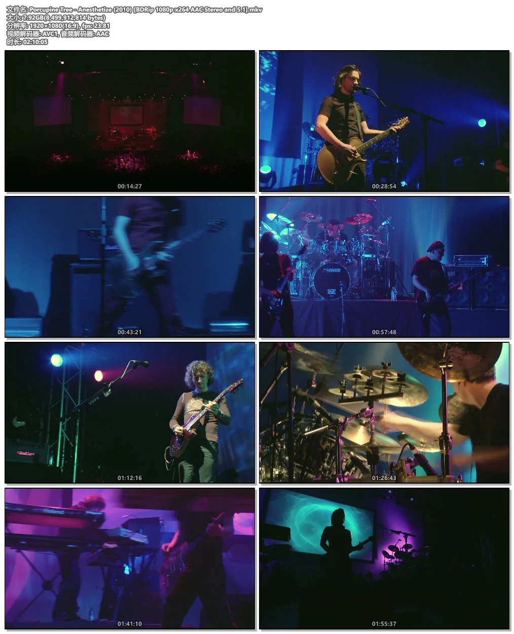 图片[5]-Porcupine Tree – Anesthetize 2010《BDrip MKV 13.4G》-蓝光演唱会资源网