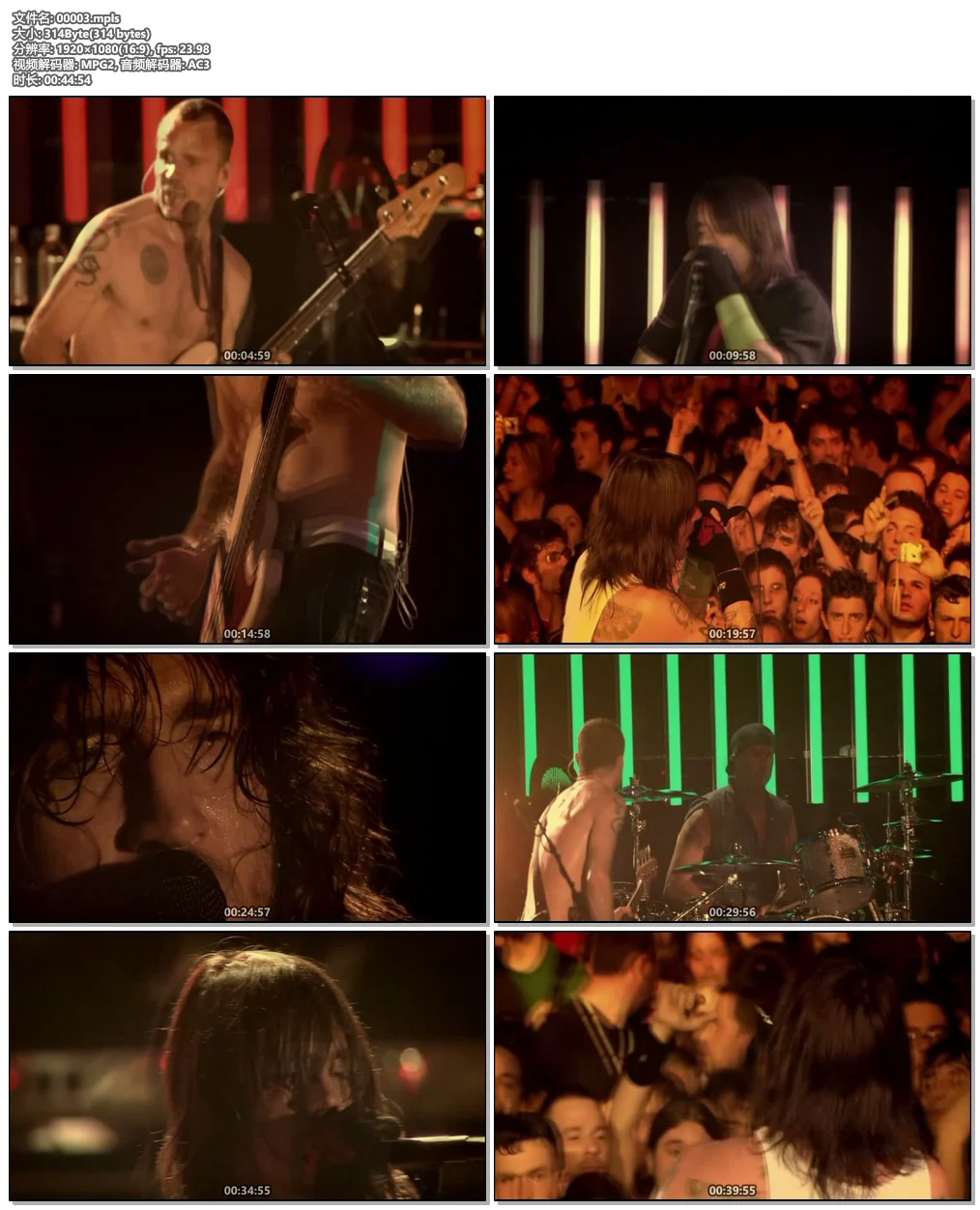 图片[5]-Red Hot Chili Peppers – Live in Milan 2006《BDMV 11.3G》-蓝光演唱会资源网