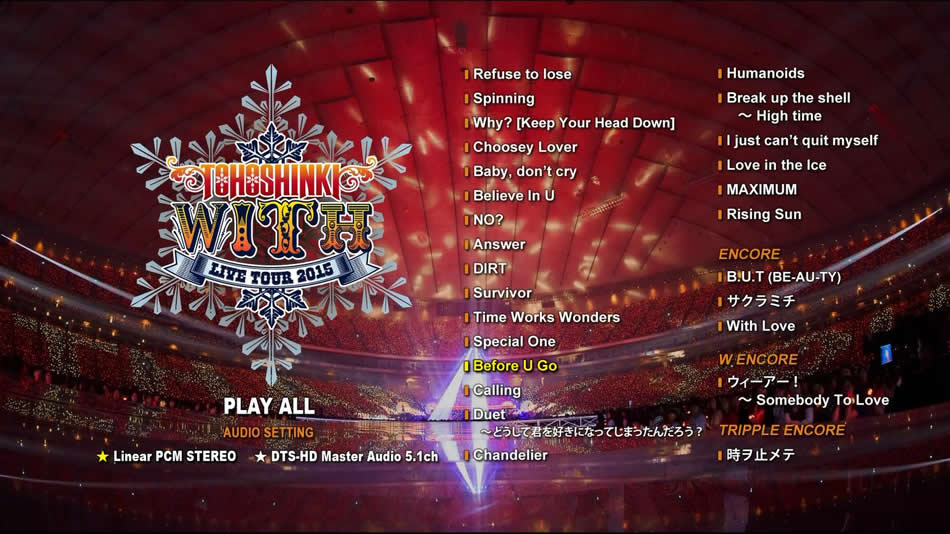 图片[10]-东方神起演唱会 TOHOSHINKI LIVE TOUR 2015~WITH~ [BDMV 2BD 60.5GB]-蓝光演唱会资源网