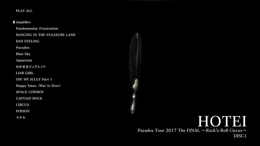 图片[2]-布袋寅泰 – HOTEI Paradox Tour 2017 The FINAL ~Rock\’n Roll Circus~ 2018 2CD+2BD《BDMV 2BD 38.7GB》-蓝光演唱会资源网