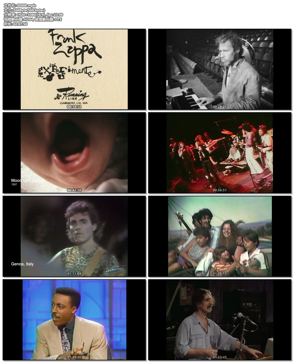 图片[6]-Frank Zappa 音乐纪录片 Frank Zappa – Zappa 2020《BDMV 22.7G》-蓝光演唱会资源网