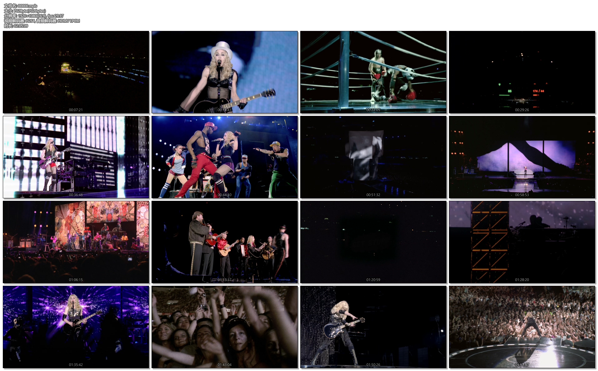 图片[3]-麦当娜 甜粘之旅 世界巡回演唱会 Madonna – Sticky & Sweet Tour 2008 [BDISO 42.7GB]-蓝光演唱会资源网