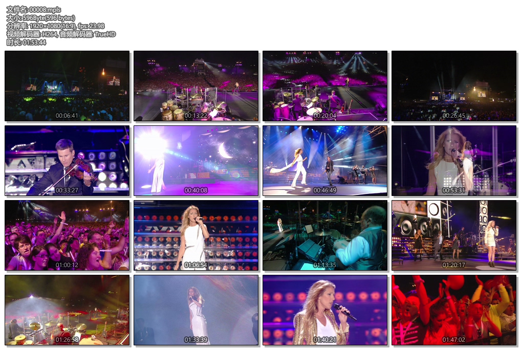 图片[3]-席琳迪翁唯一之夜演唱会 Celine Dion – Celine Une Seule Fois Live 2013 [BDMV 21.91G]-蓝光演唱会资源网