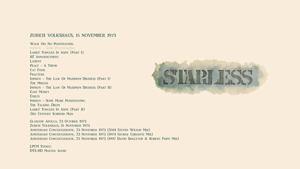 图片[2]-King Crimson – Starless (2014, 40th Anniversary Series, 23CD+2DVD-A+2Blu-Ray, Discipline Global Mobile, UK, KCCBX6) Blu-ray Audio《BDMV 2BD 84GB》-蓝光演唱会资源网