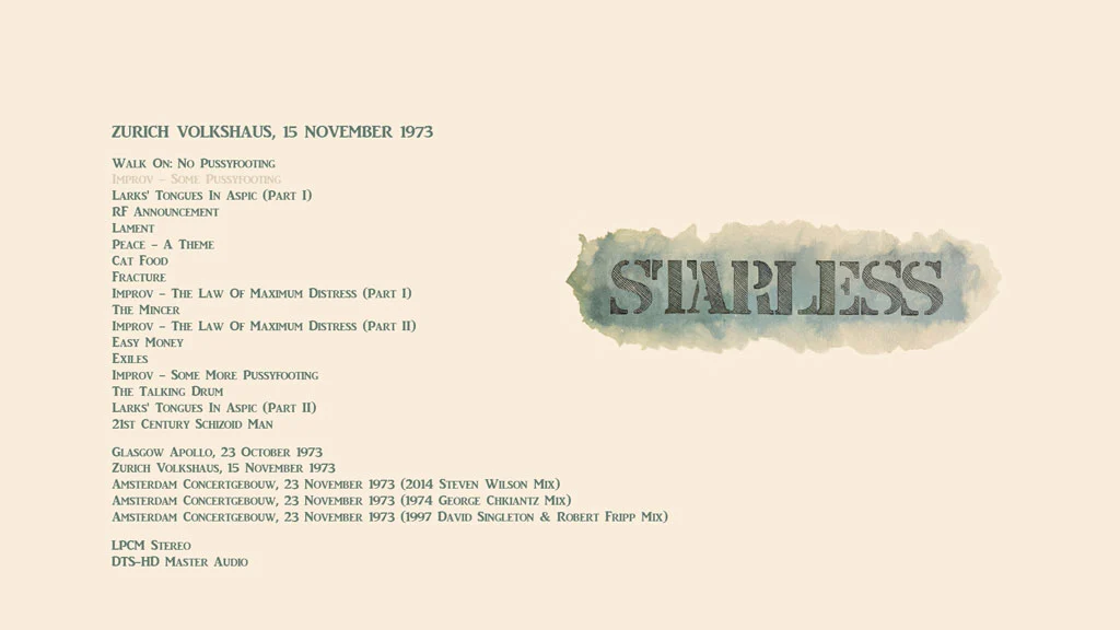 图片[2]-King Crimson – Starless (2014, 40th Anniversary Series, 23CD+2DVD-A+2Blu-Ray, Discipline Global Mobile, UK, KCCBX6) Blu-ray Audio《BDMV 2BD 84GB》-蓝光演唱会资源网