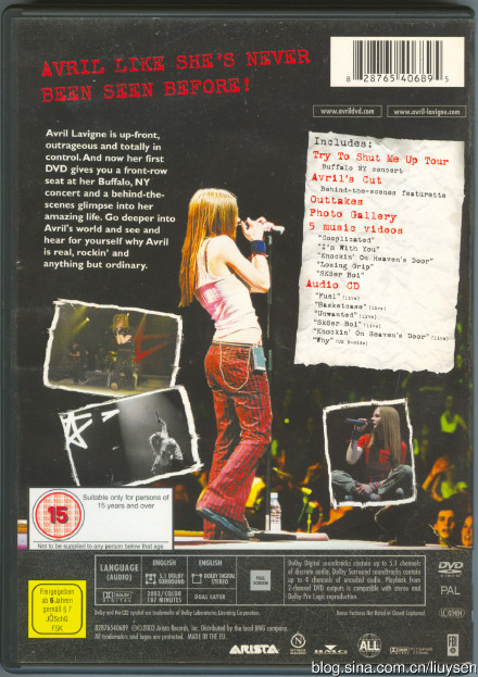 图片[2]-艾薇儿Avril Lavigne – My World 演唱会（DVD ISO 7.01G）-蓝光演唱会资源网