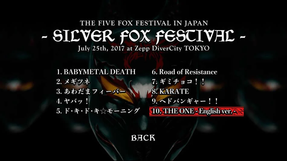 图片[11]-Babymetal The Fox Festivals In Japan 2017 日本演唱会.中元铃香.水野由结.菊地最爱《BDMV 6BD 97.7G》-蓝光演唱会资源网