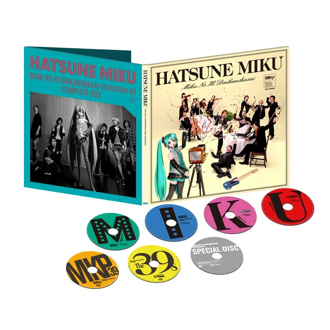 初音未来2012大感谢祭演唱会(Miku no Hi Daikanshasai ) 2Days Complete Box《BDMV3碟+3CD112.8G》-蓝光演唱会资源网