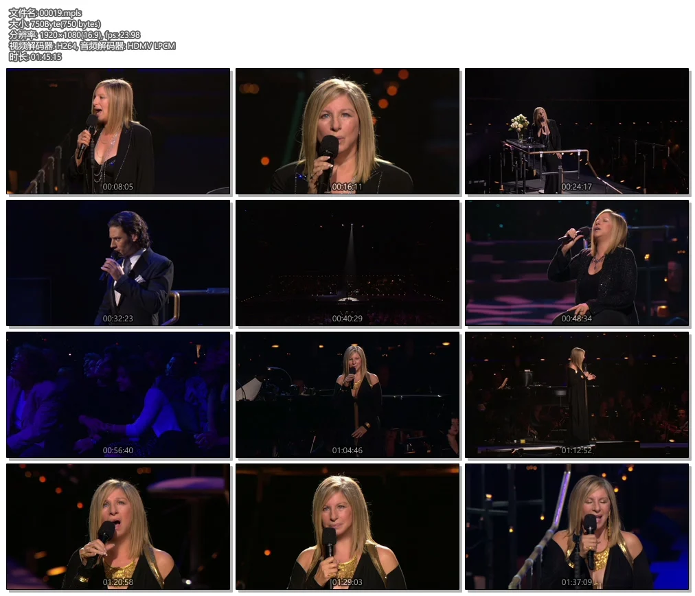 图片[2]-芭芭拉·史翠珊 Barbra Streisand: Live in Concert 2006年现场演唱会 BD25重制版《ISO 22.48G》-蓝光演唱会资源网