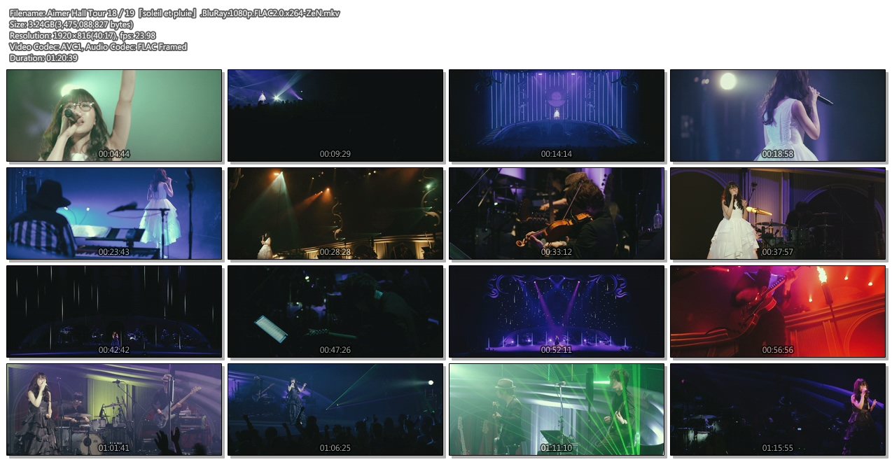 图片[2]-Aimer太阳雨巡演东京场 Aimer Hall Tour 18/19「soleil et pluie」《BDMV 21.8G》-蓝光演唱会资源网