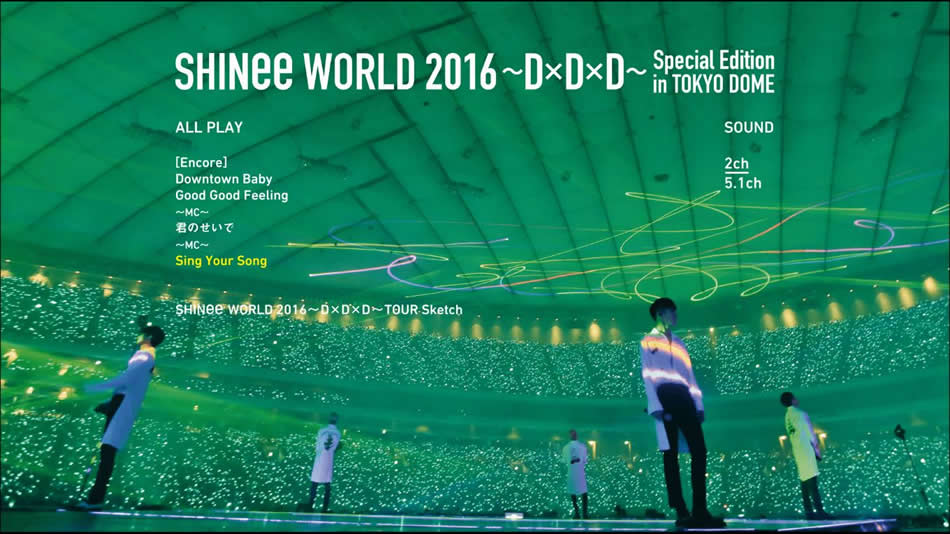 图片[15]-SHINee 演唱会 SHINee WORLD 2016~D×D×D~ Special Edition in TOKYO DOME 2016《BDMV双碟 63.3G》-蓝光演唱会资源网