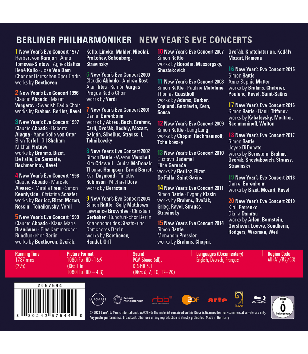 图片[4]-柏林爱乐乐团1996-2019 新年跨年音乐会 Berliner Philharmoniker New Year\’s Eve Concert from Berlin 1996-2019《BDMV 19BD 421GB》-蓝光演唱会资源网