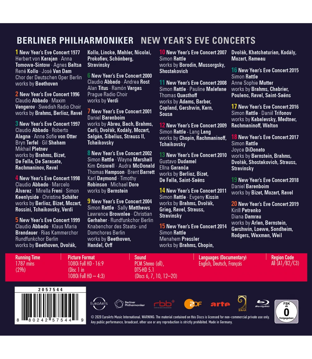 图片[4]-柏林爱乐乐团1996-2019 新年跨年音乐会 Berliner Philharmoniker New Year\’s Eve Concert from Berlin 1996-2019《BDMV 19BD 421GB》-蓝光演唱会资源网