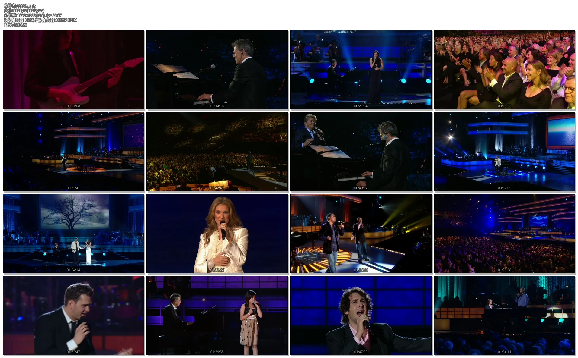图片[3]-大卫.福斯特和他的朋友们 Hit Man – David Foster & Friends 2008 [BDISO 41.3GB]-蓝光演唱会资源网