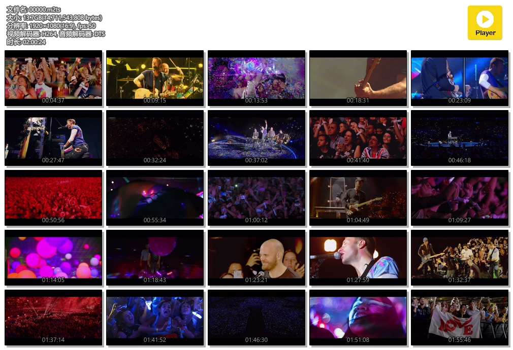 图片[4]-酷玩乐队 2017年 满脑梦·圣保罗演唱会 Coldplay A Head Full of Dreams Live In Sao Paulo《BDMV 13.7G》-蓝光演唱会资源网