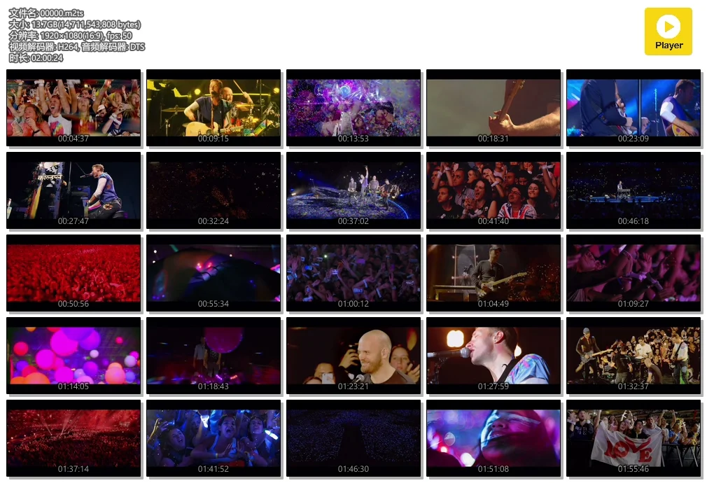 图片[4]-酷玩乐队 2017年 满脑梦·圣保罗演唱会 Coldplay A Head Full of Dreams Live In Sao Paulo《BDMV 13.7G》-蓝光演唱会资源网