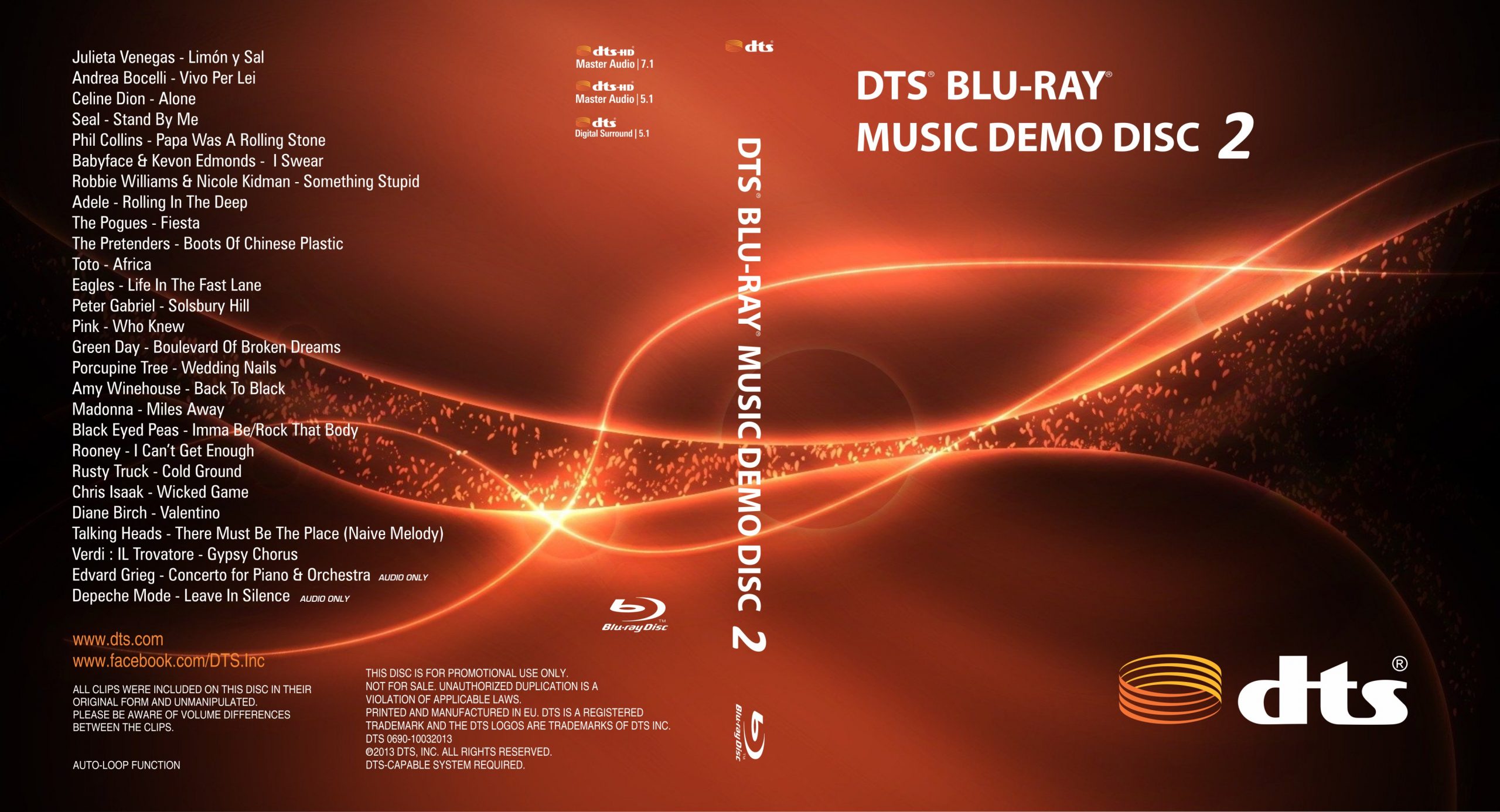 DTS 蓝光音乐示范演示碟测试 vol.2  DTS MUSIC DEMO Vol.2《BDMV 20.04GB》-蓝光演唱会资源网