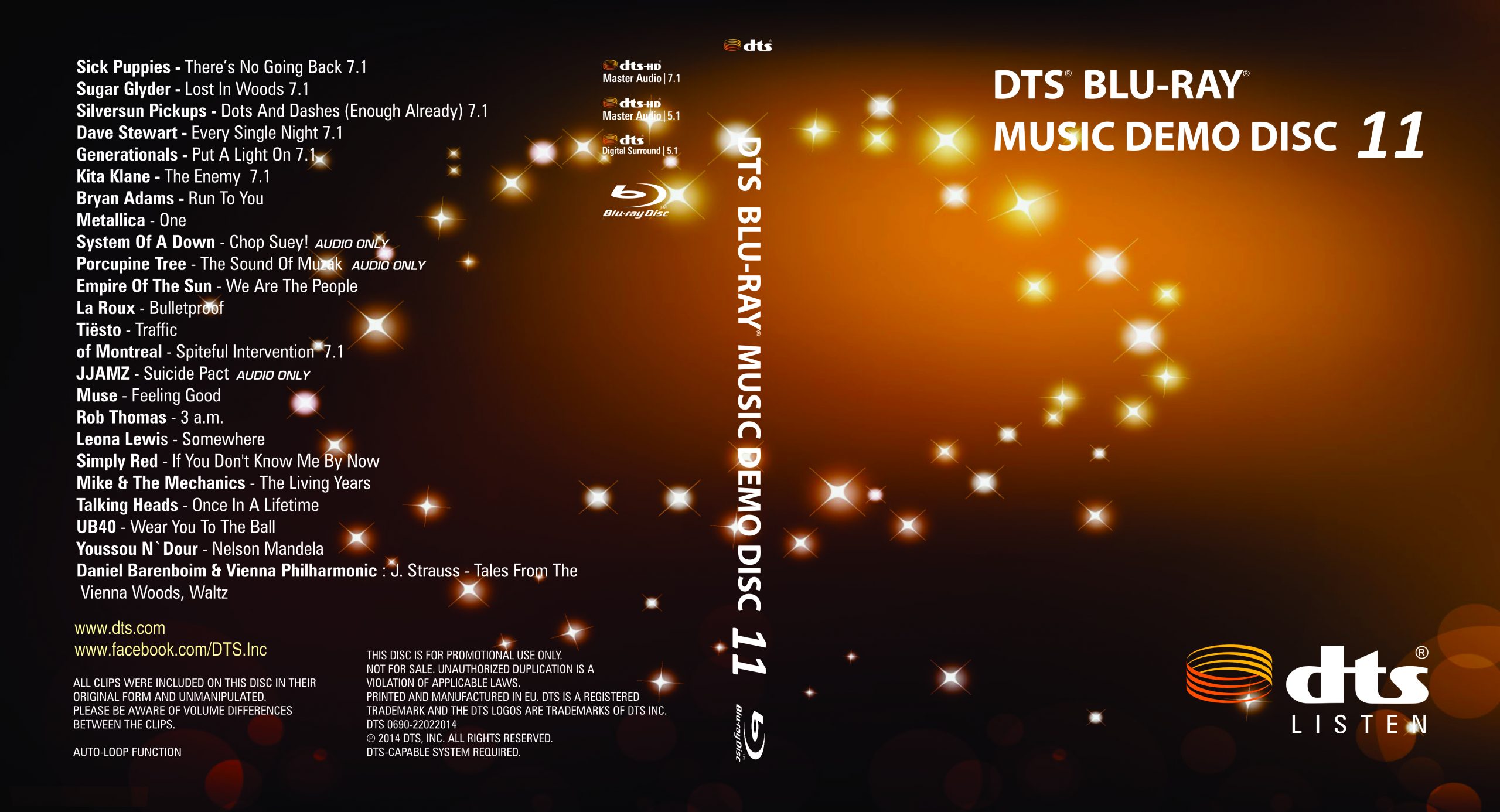 DTS 蓝光音乐示范演示碟测试 vol.11  DTS MUSIC DEMO Vol.11《BDMV 23.60GB》-蓝光演唱会资源网