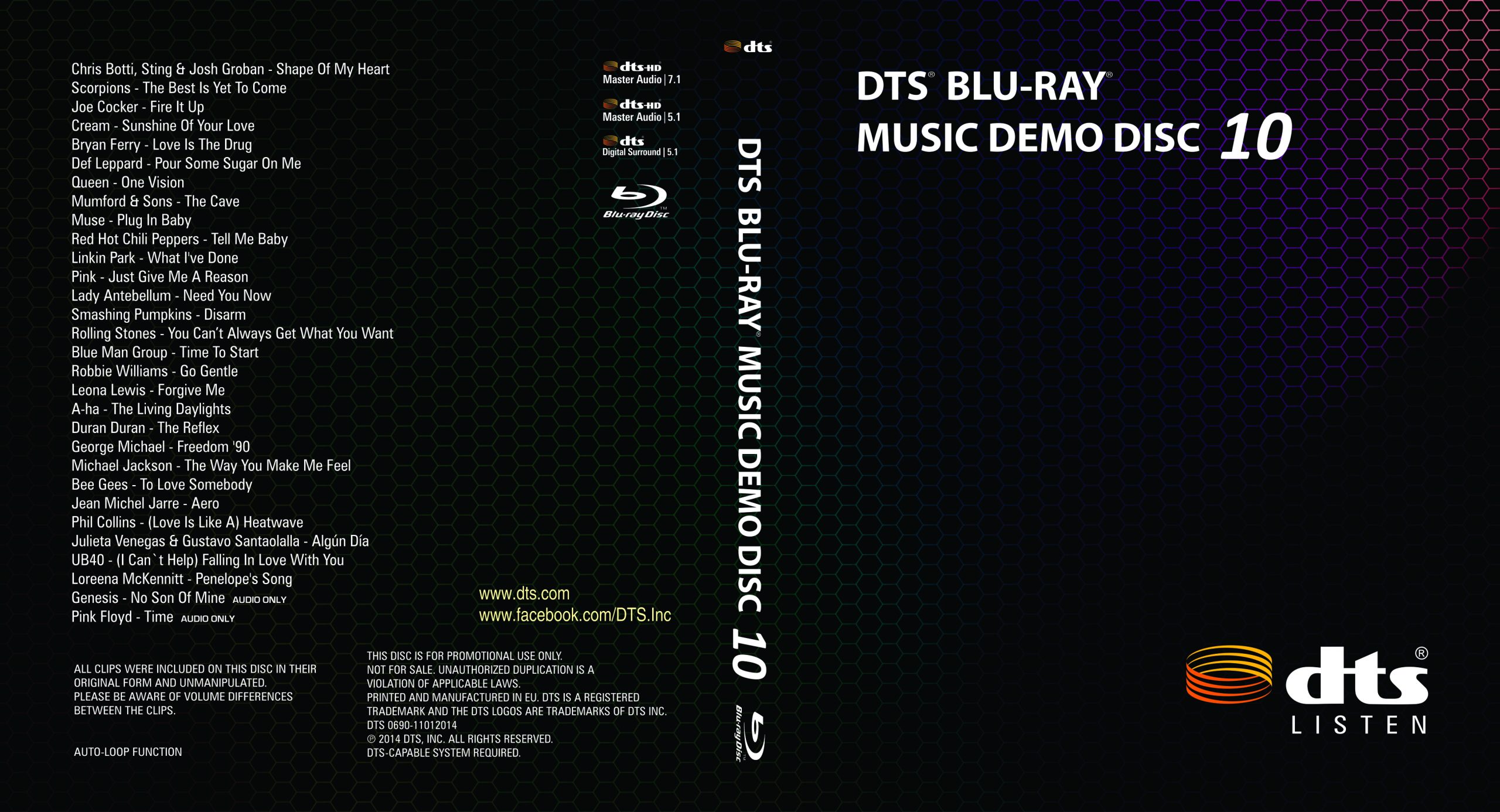 DTS 蓝光音乐示范演示碟测试 vol.10 DTS MUSIC DEMO Vol.10《BDMV 23.00GB》-蓝光演唱会资源网