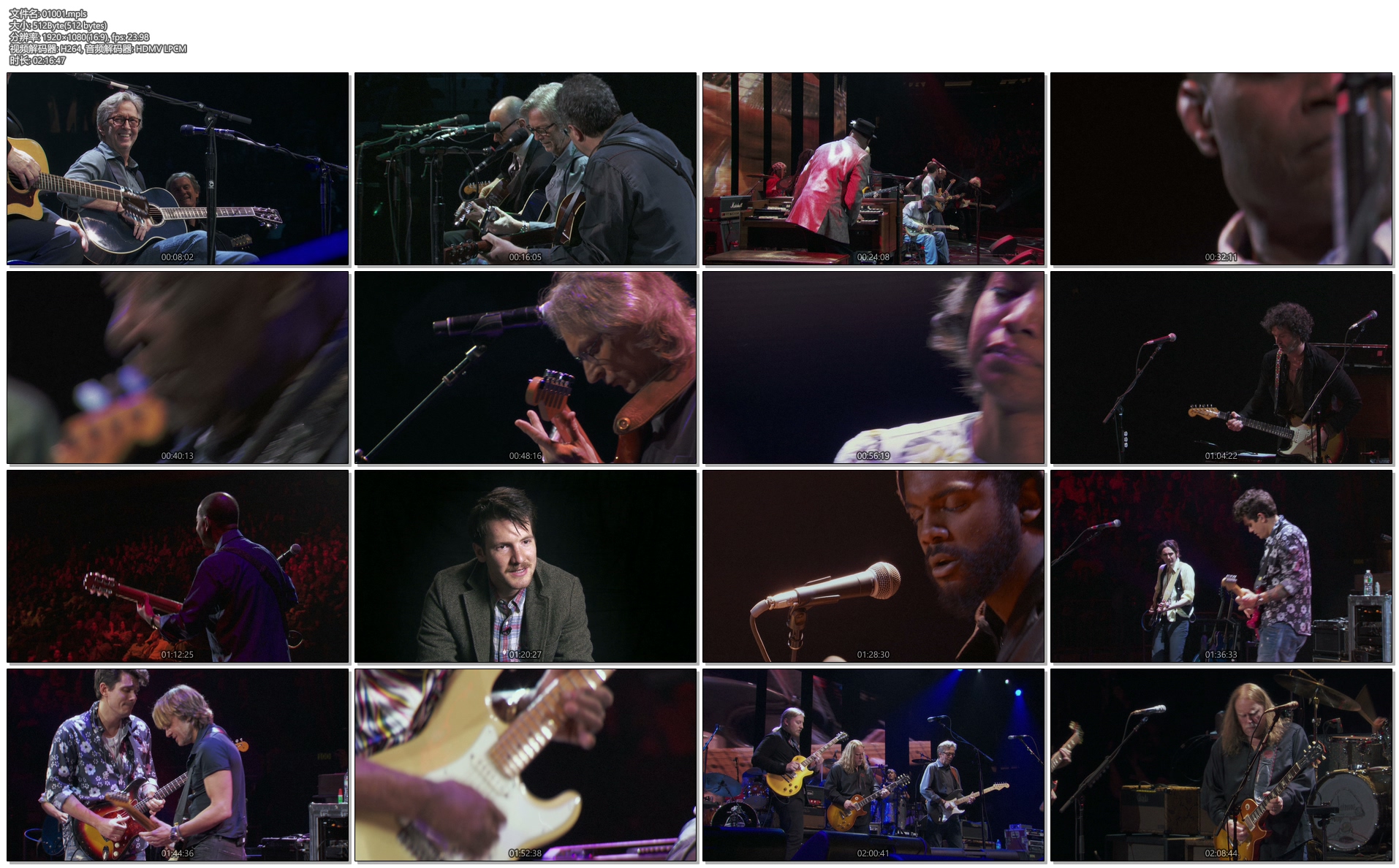 图片[2]-Eric Clapton\’s Crossroads Guitar Festival 2013 1080p Blu-ray AVC DTS-HD MA 5.1《BDMV 双碟80.8G》-蓝光演唱会资源网