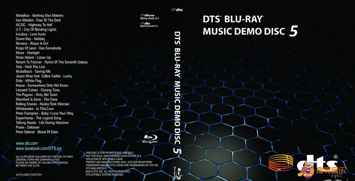 DTS 蓝光音乐示范演示碟测试 vol.5 DTS MUSIC DEMO Vol.5《BDMV 22.32GB》-蓝光演唱会资源网