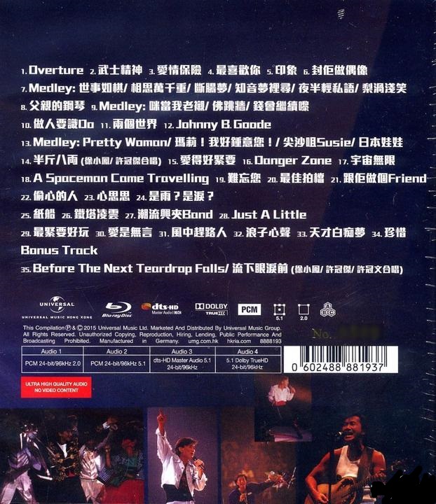 图片[4]-许冠杰’87相识廿载演唱会 Sam Hui 1987 升级版蓝光音频 BDA《ISO 45.38G》-蓝光演唱会资源网