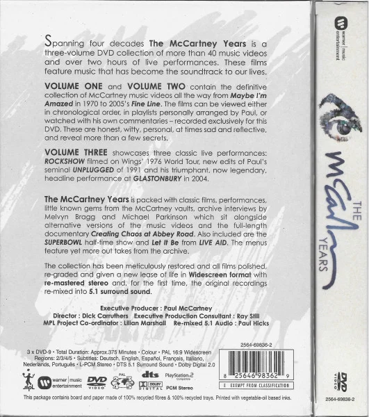 图片[2]-保罗·麦卡特尼 – 麦卡特尼的年代 Paul McCartney – The McCartney Years [3DVD ISO 22.3GB]-蓝光演唱会资源网
