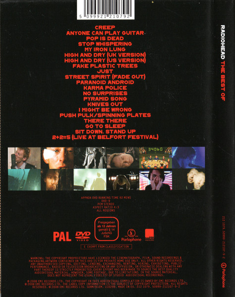 图片[2]-电台司令 精选辑 Radiohead – The Best Of [DVD-ISO 6.12GB]-蓝光演唱会资源网