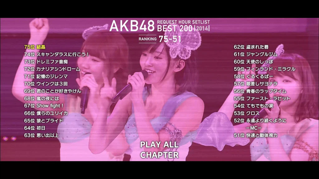 图片[3]-AKB48 – Request Hour Setlist Best 200 2014 リクエストアワーセットリストベスト200 2014《ISO 5BD 141G》-蓝光演唱会资源网