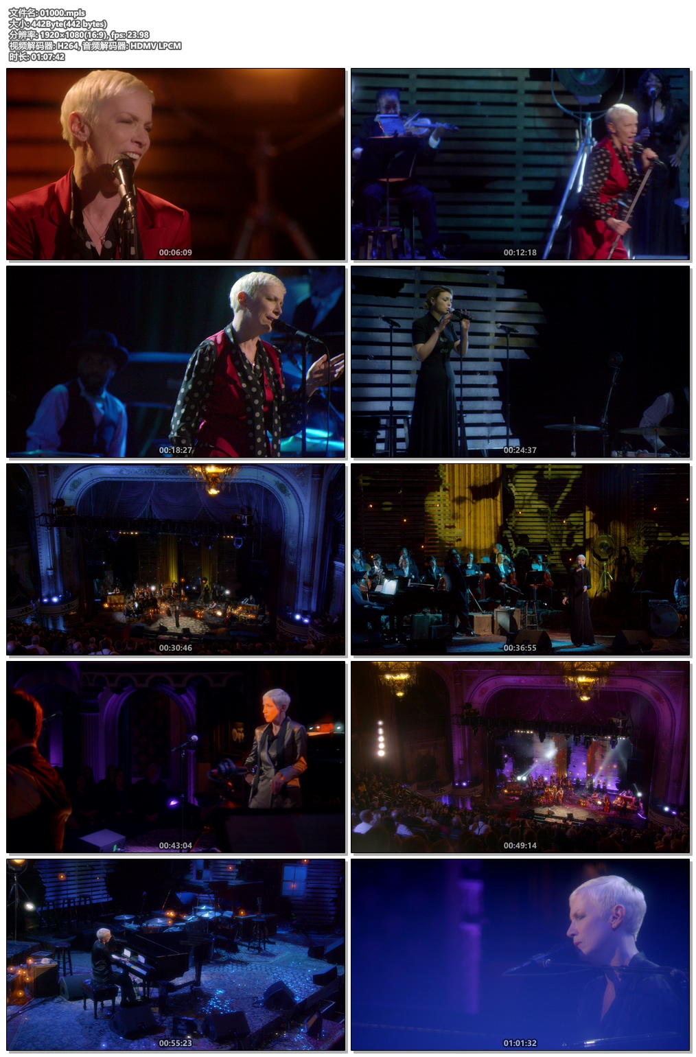 图片[8]-An Evening of Nostalgia with Annie Lennox 2015《ISO 20.9G》-蓝光演唱会资源网