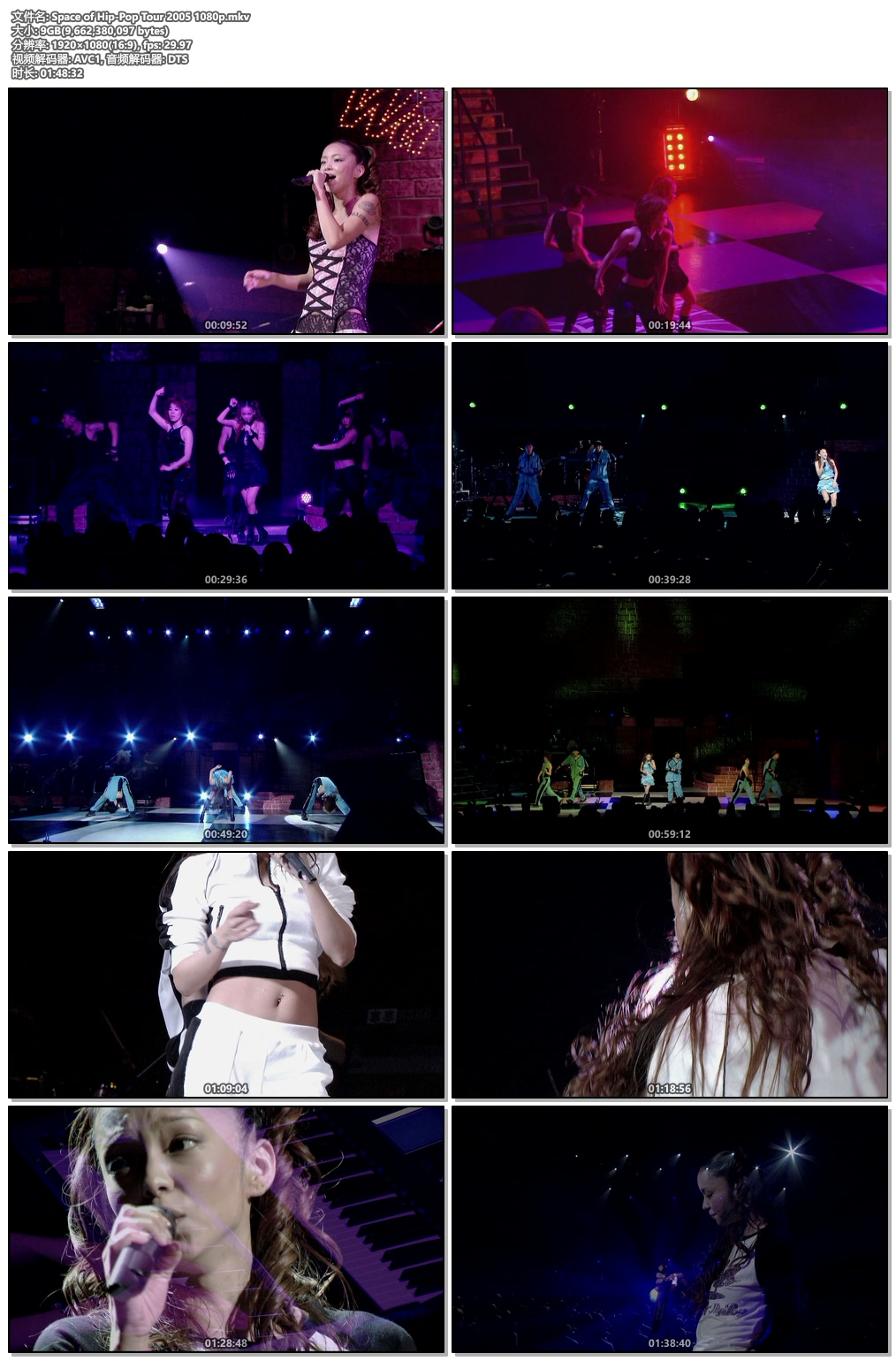 图片[5]-安室奈美惠 namie amuro Space of Hip-Pop Tour 2005 巡迴演唱会《BDrip MKV 9G》-蓝光演唱会资源网