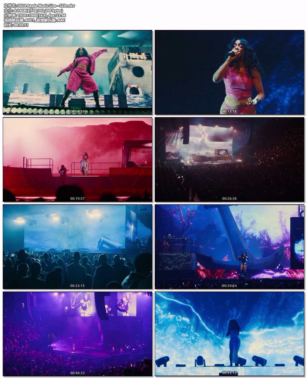 图片[5]-Apple Music Live – SZA 2024 [HDTV MKV 4.23GB]-蓝光演唱会资源网